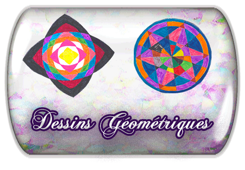 Bouton Dessins géométriques